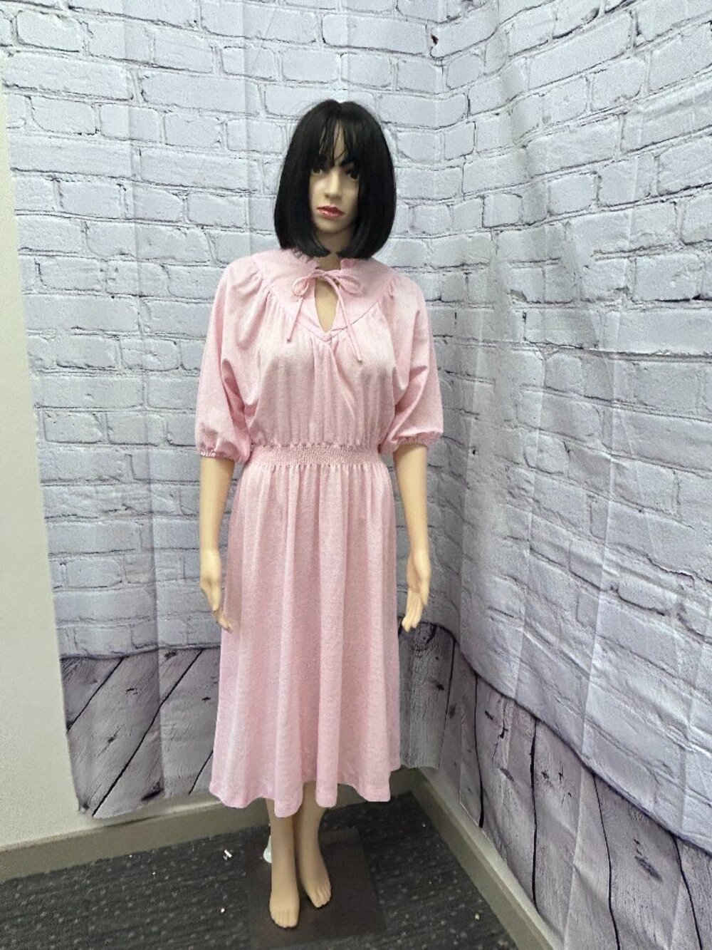 Vintage Jerell of Texas Semi Sheer Midi Dress